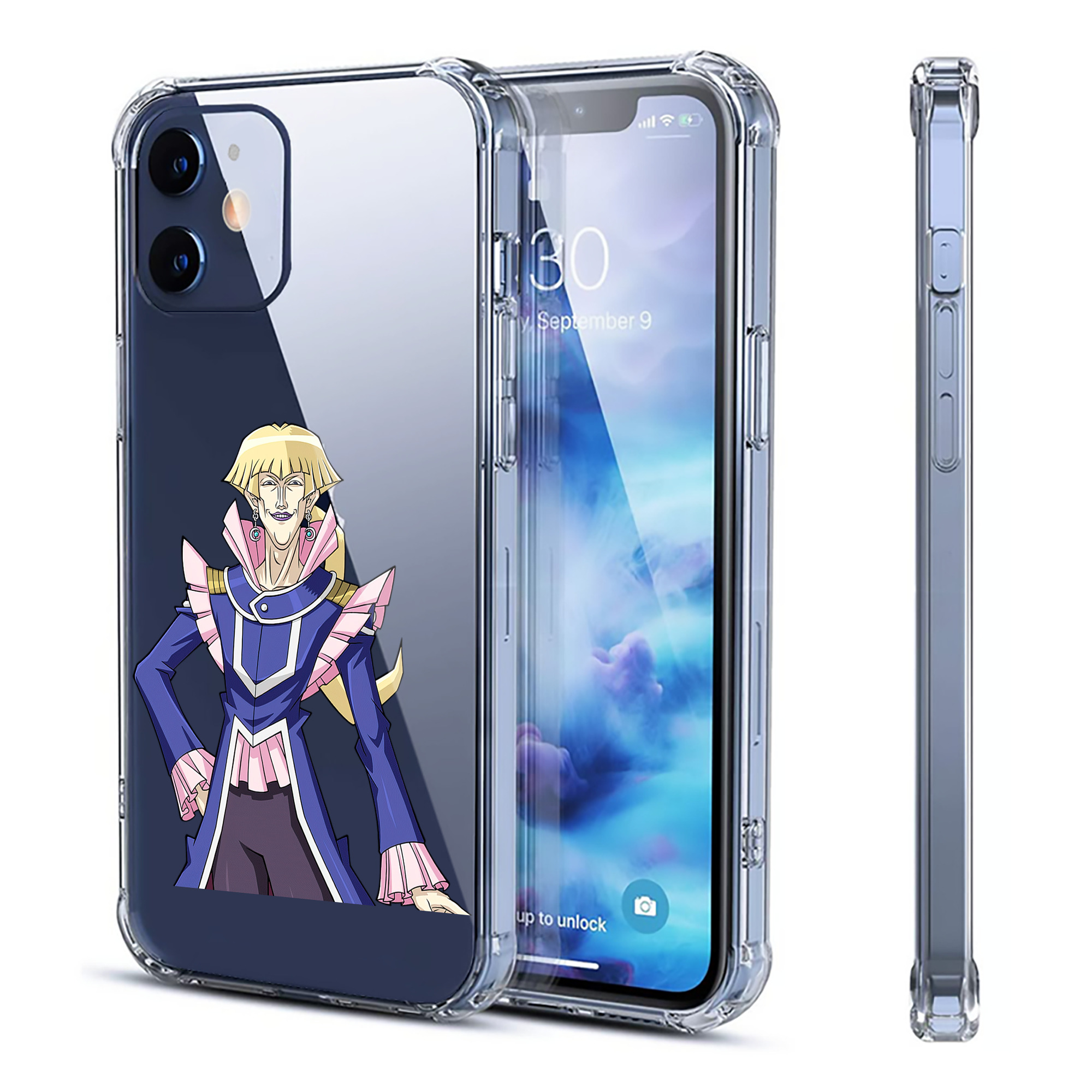 （画像用） 遊☆戯☆王 Yu-Gi-Oh! 【iPhone 12シリーズ対応】透明スマホケース（クリアソフトケース）